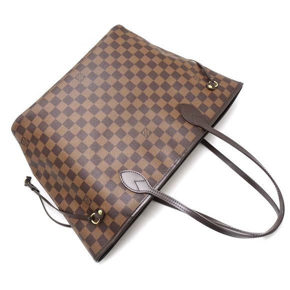 Louis Vuitton Damier Neverfull MM Ebene Tote Bag Brown - Picture 4 of 8